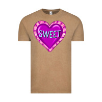 Vintage Coffee valentine's day hearts Vintage Tee - FaDigitalArtStudio