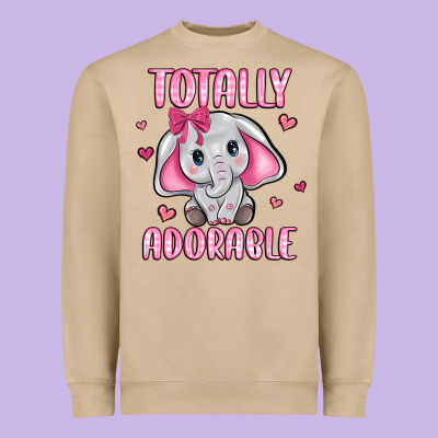 Totally Adorable Heavyweight Sweatshirt Designed By Jahusdesignshop
