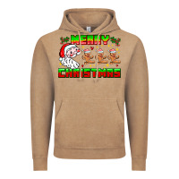 Vintage Coffee Merry Christmas Vintage Hoodie - CowhideDigitalArt