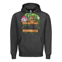 Charcoal Heather zoo crew Zipper Hoodie - JahusDesignShop