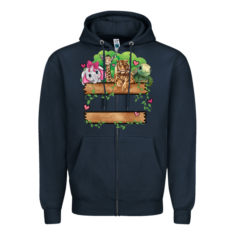 Zoo Crew Zipper Hoodie by JahusDesignShop | Teevron