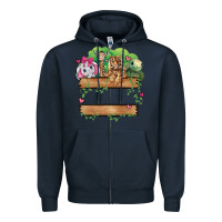 Navy zoo crew Zipper Hoodie - JahusDesignShop