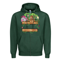 Sports Green zoo crew Zipper Hoodie - JahusDesignShop