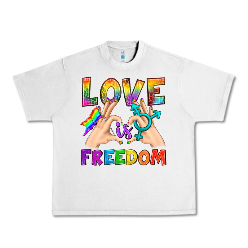 Love Is Freedom Urban Heavy Tee by BundleAndBundleShop | Teevron