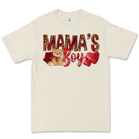 Bone Mamas boy with leopard mother's day Premium Tee - HowdyJamesFarm