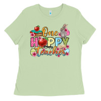 Matcha Easter Day One hoppy Teacher Ladies Tee - OliviaCreatesArt