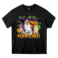 Black pet all the pumpkins Heavy Core Tee - CowGirlArtShop