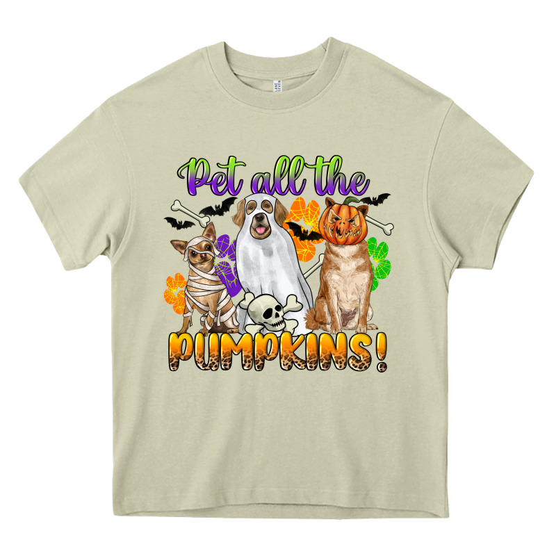 Pet All The Pumpkins Heavy Core Tee by CowGirlArtShop | Teevron