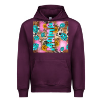 Mauve Wine western mama Urban Hoodie - RanaPortraitStore