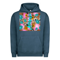 Pigment Midnight Navy western mama Urban Hoodie - RanaPortraitStore