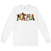 White halloween mama Long Sleeve Tee - BundleAndBundleShop