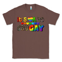 Chestnut It's okay to say Gay pride Classic Tee - CowGirlArtShop