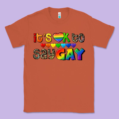 It's Okay To Say Gay Pride Classic Tee Designed By Cowgirlartshop