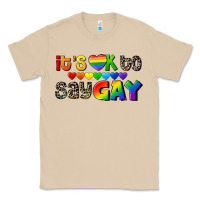 Mushroom It's okay to say Gay pride Classic Tee - CowGirlArtShop