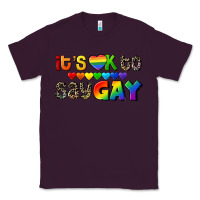 Plum It's okay to say Gay pride Classic Tee - CowGirlArtShop