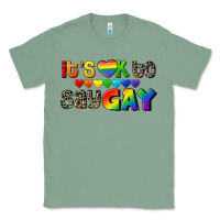 Sage It's okay to say Gay pride Classic Tee - CowGirlArtShop