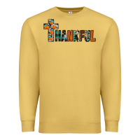 Antique Gold thankful Premium Sweatshirt - JahusDesignShop