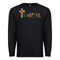 Black thankful Premium Sweatshirt - JahusDesignShop