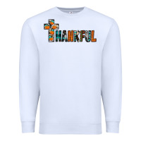 White thankful Premium Sweatshirt - JahusDesignShop