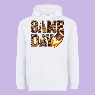 Game Day Football Heavyweight Hoodie Designed By Jahusdesignshop