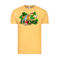 Vintage Mustard lucky teacher St. Patricks Day Vintage Tee - FaDigitalArtStudio