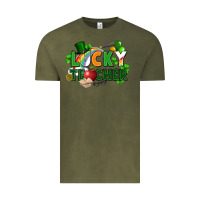 Vintage Olive lucky teacher St. Patricks Day Vintage Tee - FaDigitalArtStudio