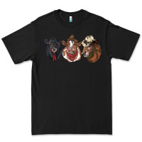 Black Hangin With My Heifers Premium Tee - RanaPortraitStore