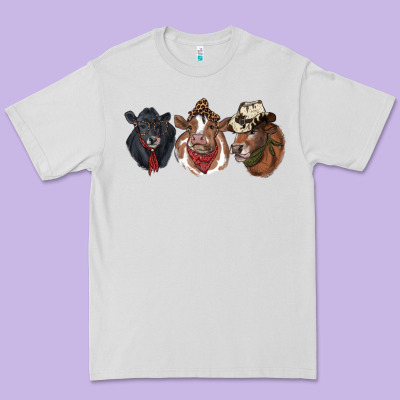 Hangin With My Heifers Premium Tee Designed By Ranaportraitstore