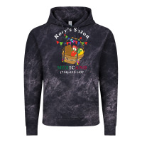 Cloud Black logo for rosys saon mexicano Vintage Hoodie - CowhideDigitalArt