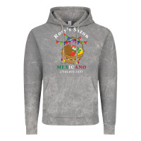 Cloud Rock logo for rosys saon mexicano Vintage Hoodie - CowhideDigitalArt