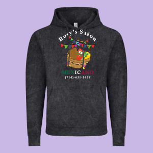 Logo For Rosys Saon Mexicano Vintage Hoodie Designed By Cowhidedigitalart
