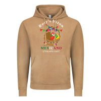 Vintage Camel logo for rosys saon mexicano Vintage Hoodie - CowhideDigitalArt