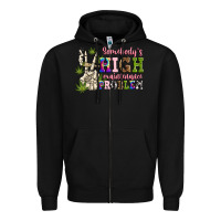 Black somebody's high maintenance  problem Zipper Hoodie - JahusDesignShop