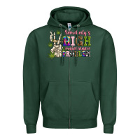 Sports Green somebody's high maintenance  problem Zipper Hoodie - JahusDesignShop