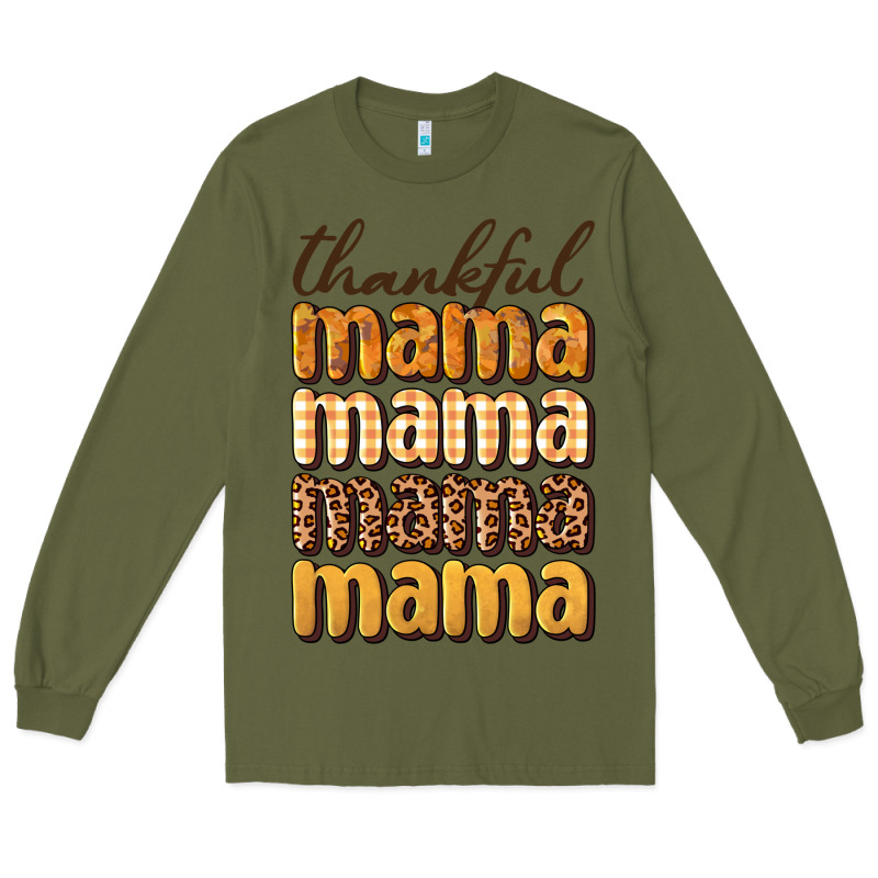 Thankful Mama Long Sleeve Tee by BundleAndBundleShop | Teevron