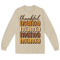 Mushroom thankful mama Long Sleeve Tee - BundleAndBundleShop