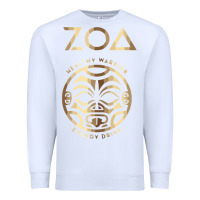 White ZOA Premium Sweatshirt - baoMotion