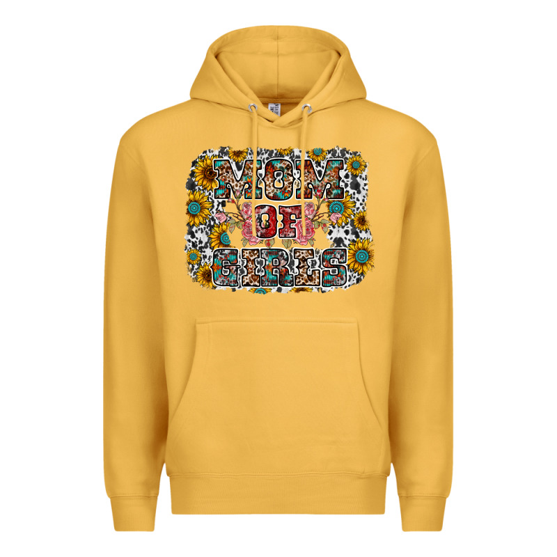 Mom Of Girls Premium Hoodie by RacoonDesign | Teevron