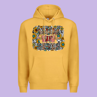 Mom Of Girls Premium Hoodie Designed By Racoondesign