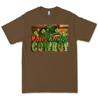 Cacao One lucky Cowboy St. Patrick's Day Premium Tee - CowGirlArtShop