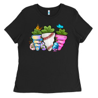 Easter Day Baseball Easter Sports Carrots Ladies Tee | Teevron