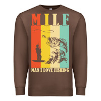 Chestnut fishing t  shirt milf man i love fishing t  shirt Premium Sweatshirt - baoMotion