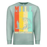 Seafoam fishing t  shirt milf man i love fishing t  shirt Premium Sweatshirt - baoMotion