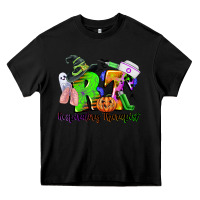 Black rt respiratory therapist halloween Heavy Core Tee - CowGirlArtShop