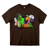 Chocolate Brown rt respiratory therapist halloween Heavy Core Tee - CowGirlArtShop
