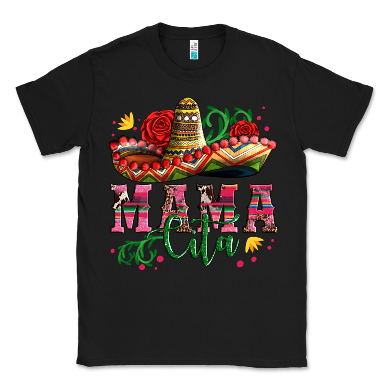 Mama Cita With Sombrero Hat And Roses Classic Tee by Artiststas | Teevron