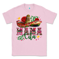 Bubblegum Pink mama cita with sombrero hat and roses Classic Tee - Artiststas