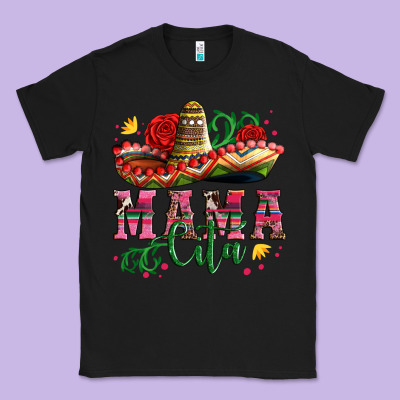 Mama Cita With Sombrero Hat And Roses Classic Tee Designed By Artiststas