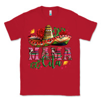 Red mama cita with sombrero hat and roses Classic Tee - Artiststas