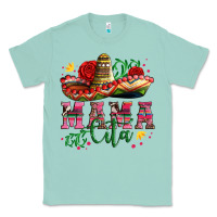 Seafoam mama cita with sombrero hat and roses Classic Tee - Artiststas